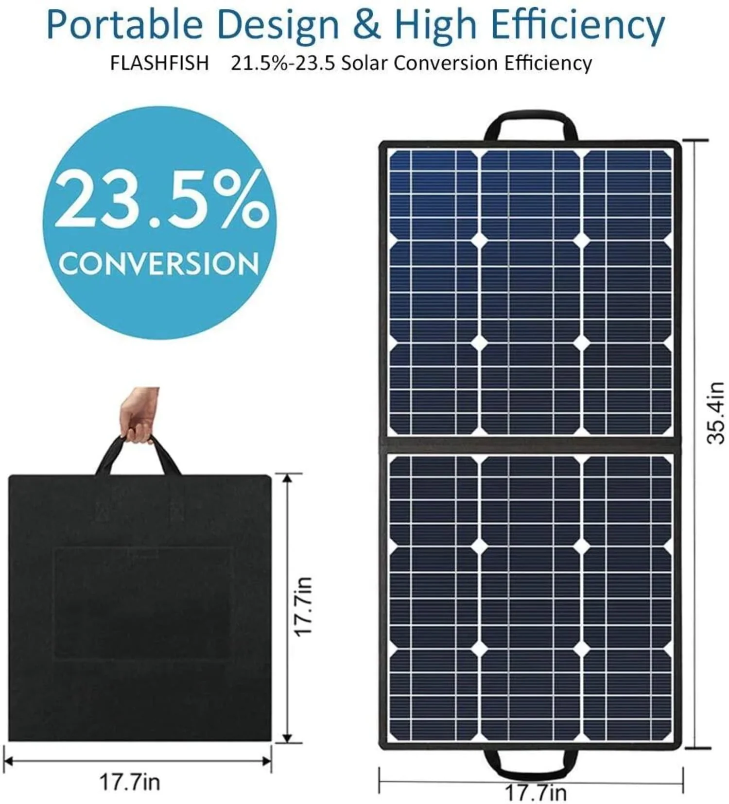 Flashfish 200W Portable Power Station, 40800mAh Solar Generator, Portable Generator聽for Camping Travel Emergency