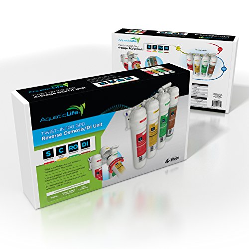 Aquatic Life Twist-In 100 Gpd 3-Stage Ro Unit (Sediment, Carbon Block, Membrane)