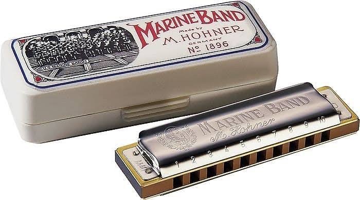 Hohner 1896BX-BN Marine Band 1896 Classic Harmonica - Key of B