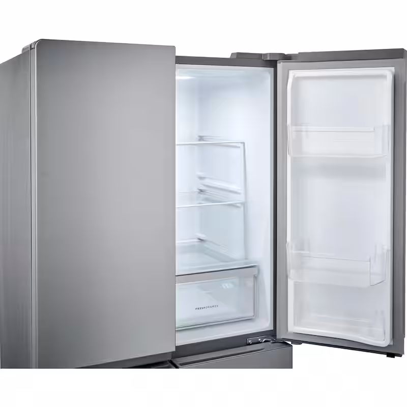 17.4 cu. ft. 4-Door Refrigerator in Brushed Steel