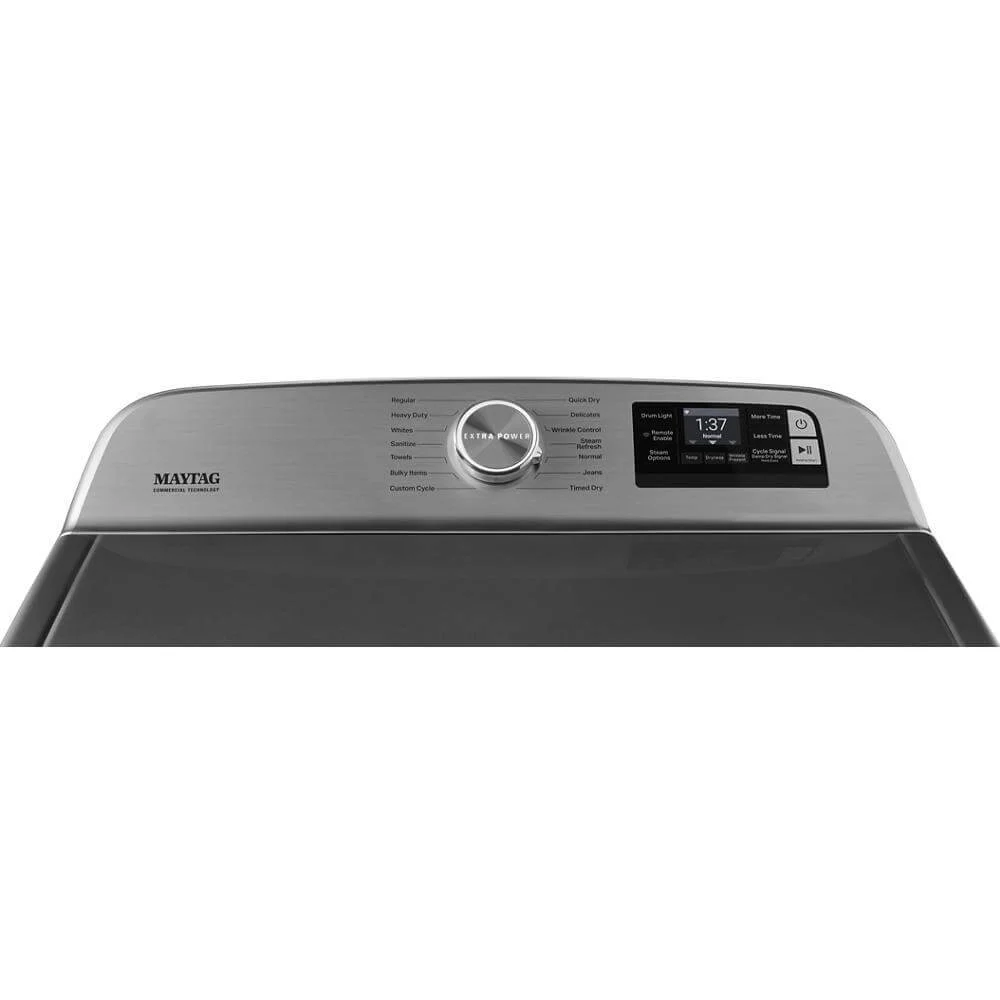 Maytag MED8230HC 8.8 Cu. Ft. Slate Top Load Smart Electric Dryer