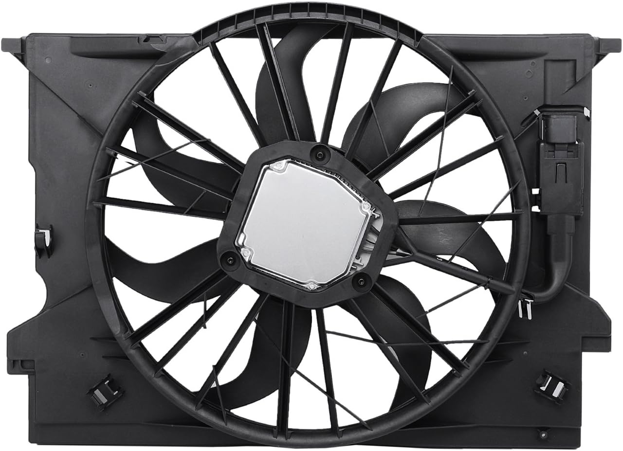 TOPAZ 2115001693 Radiator Cooling Fan Brushless Motor Assembly for Mercedes W211