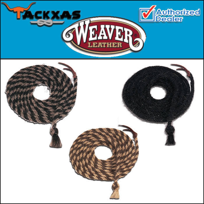 Weaver Tail Hair Mecate -Black/Light Brown