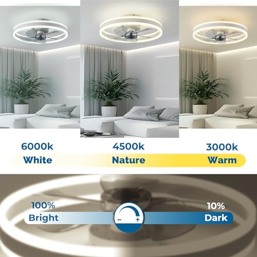 Orison Low Profile Ceiling Fan with Light