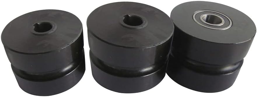 Round Pipe Roller Dies, Compatible With Tube Roller TR-50 (3/4''Pipe(1.05''OD) Rollers for TR-50)