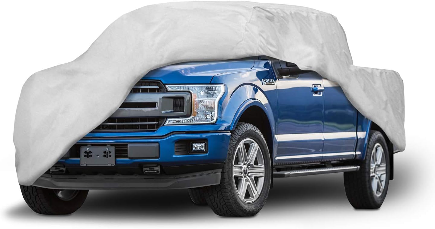 Motor Trend T-800 Truck Cover for Ford F-150 2001-2019 Super Crew/Cab Short Bed Custom Fit All Weather Waterproof Pickup Protection