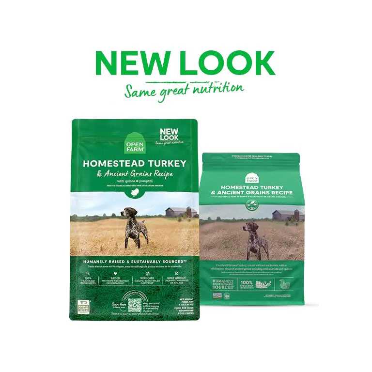 Open Farm Homestead Turkey Ancient Grains Dry Dog Food - Pet Supplies online store