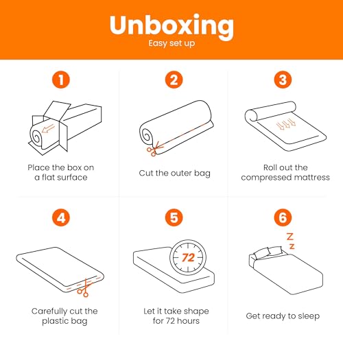 6/8/10/12 King Cooling Green Tea Gel Memory Foam Medium-Firm Mattress Pressure Relief CertiPUR-US Certified Mattress-in-a-Box Kids and Adults No Fiberglass (King, 10 in)