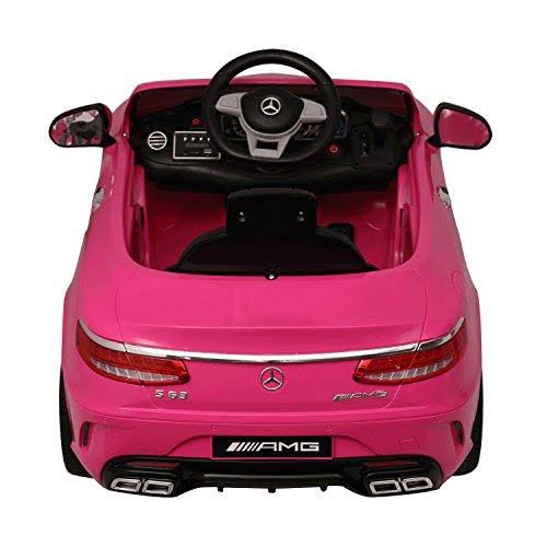 Official Licensed Mercedes Benz Ride on Car with Remote Control for Kids | 12V Power Battery AMG S63 Kid Car to Drive with 2.4g