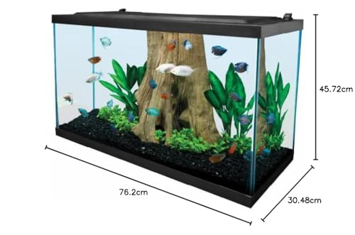 Tetra Complete LED Aquarium 29 Gallons, Includes LED Lighting, Filtration, Heater and Accessories