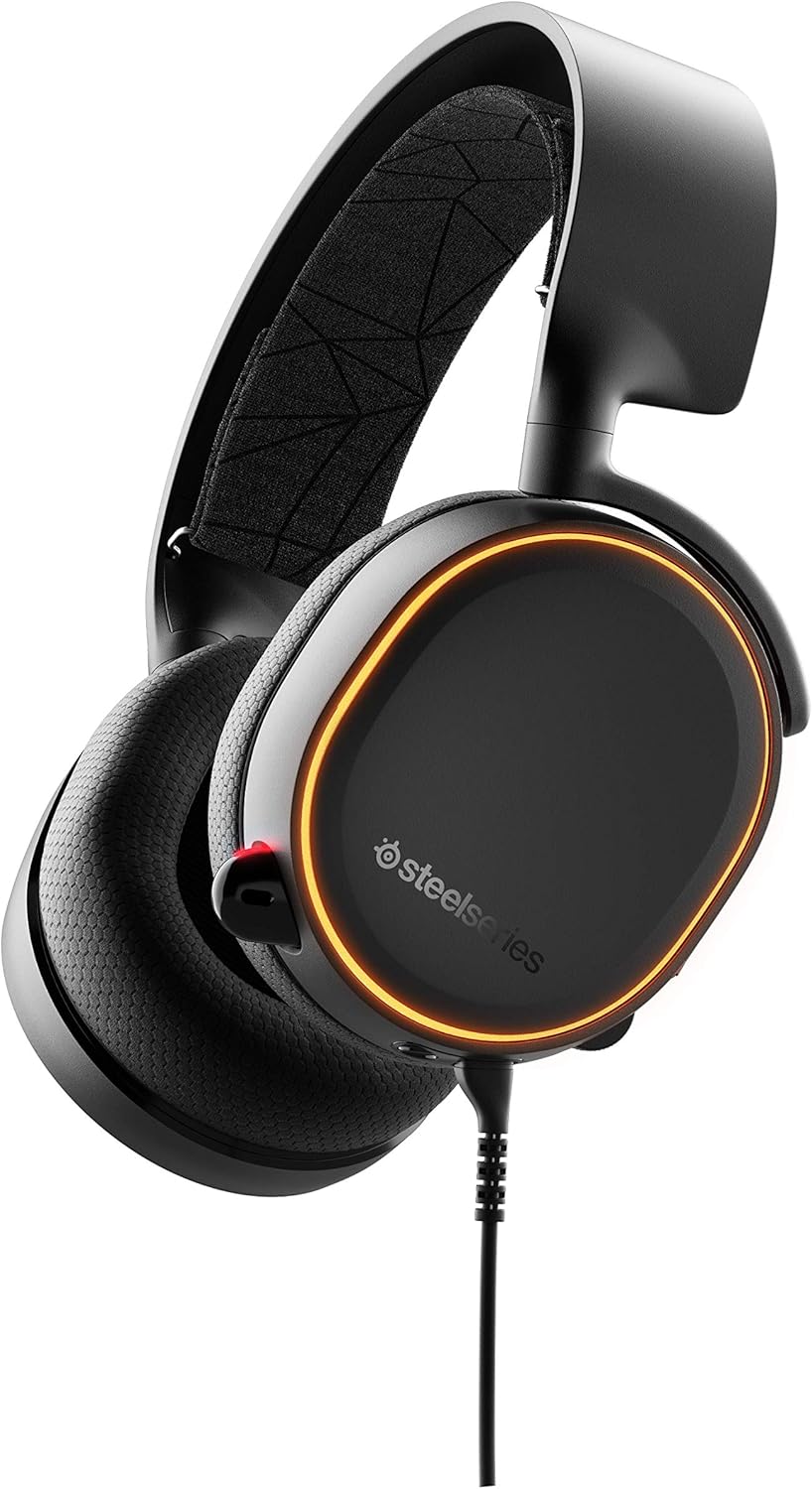 SteelSeries Arctis 7 - Lossless Wireless Gaming Headset with DTS Headphone: X v2.0 Surround - for PC and PlayStation 4 - Black
