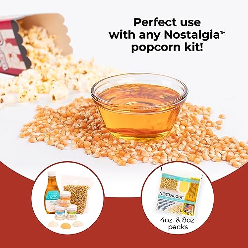 Nostalgia Popcorn Maker Machine - Professional Cart Kettle.