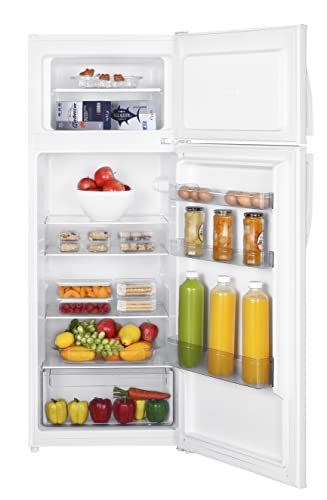 PremiumLevella 7.3 cu ft Energy Star, Manual Defrost, Top Freezer Refrigerator, Crisper Drawer, Door Balconies