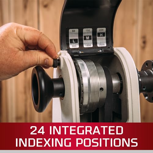JET JWL-1221VS 12-Inch by 21-Inch Variable Speed Wood Lathe