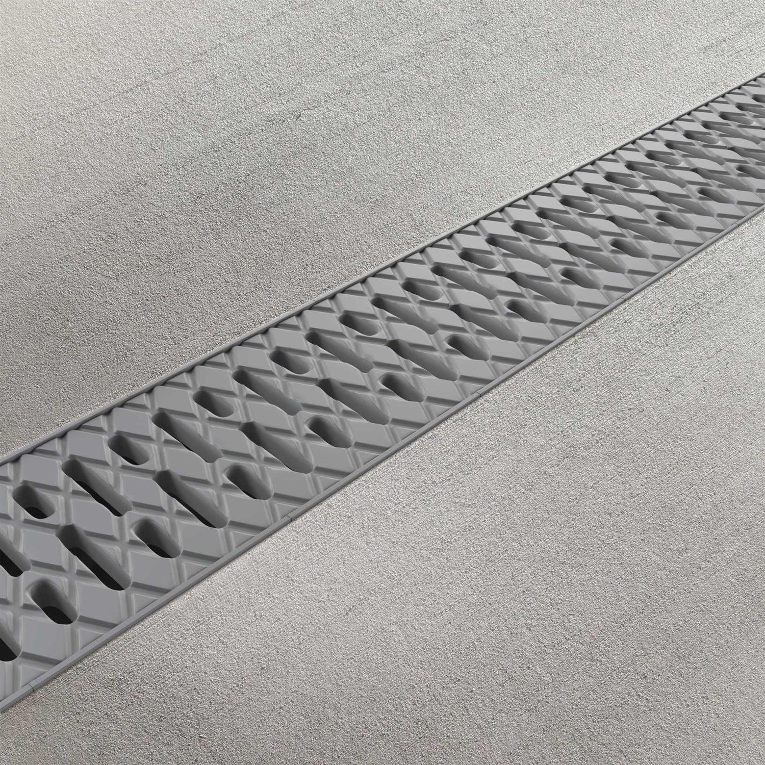 Vodaland 4 Inch Trench Drain System with Grate - Shop Hardware Tools Online Store