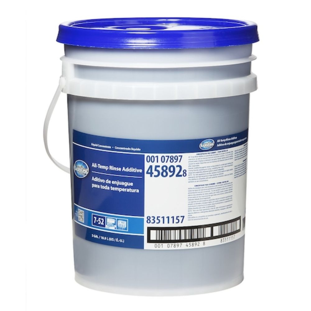 Procter & Gamble Luster Liquid All Temp Rinse Aid Concentrate, 5 Gallon Pail