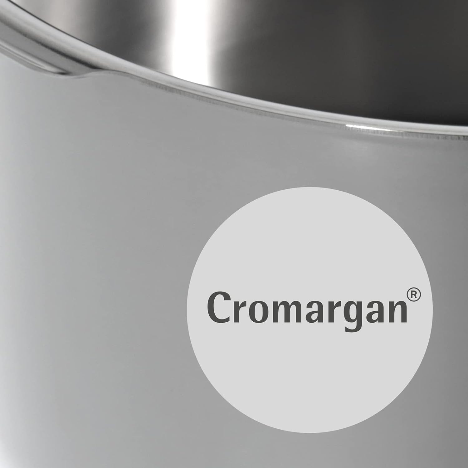 WHF WMF Perfect Premium Pressure 4.5 L Cromargan Polished Stainless Steel 2 Cooking Levels All-in-One Rotary Knob Suitable for Induction Cookers Dishwasher Safe Diameter 22 cm, Silver