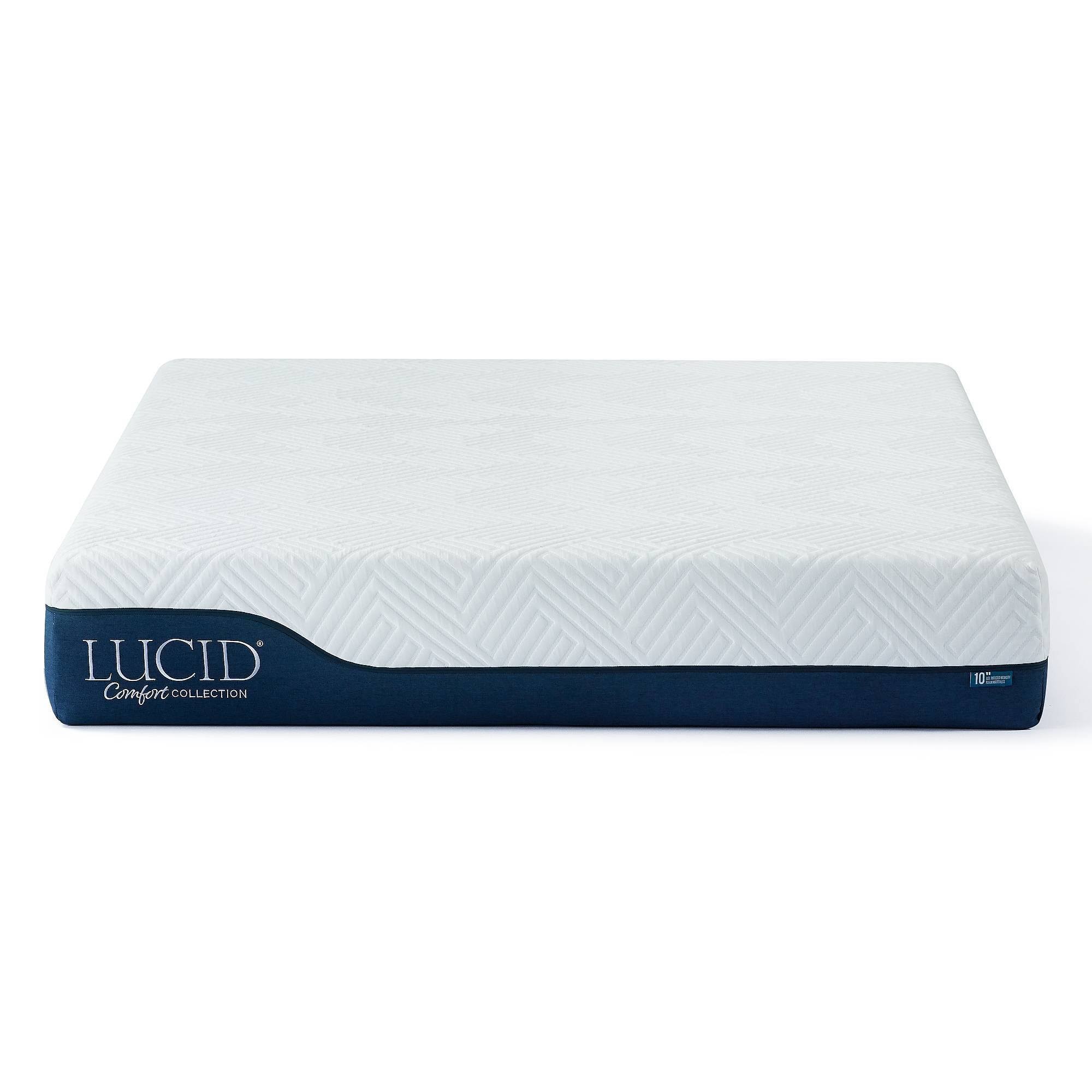 LUCID Comfort Collection 10x22 Gel Hybrid Full Mattress