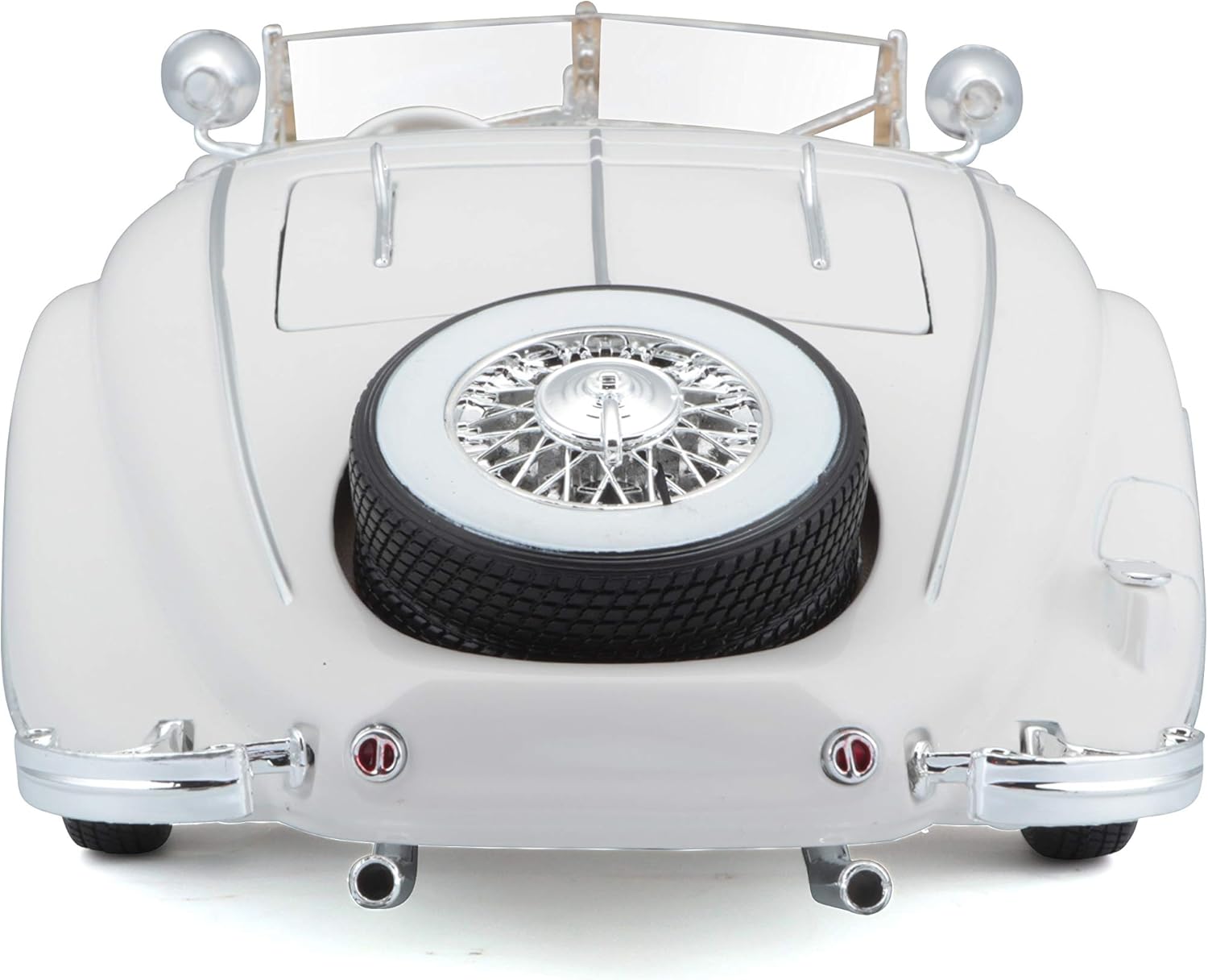 Maisto 1:18 Scale 1936 M-B 500 K Type Specialroadster Diecast Vehicle , White
