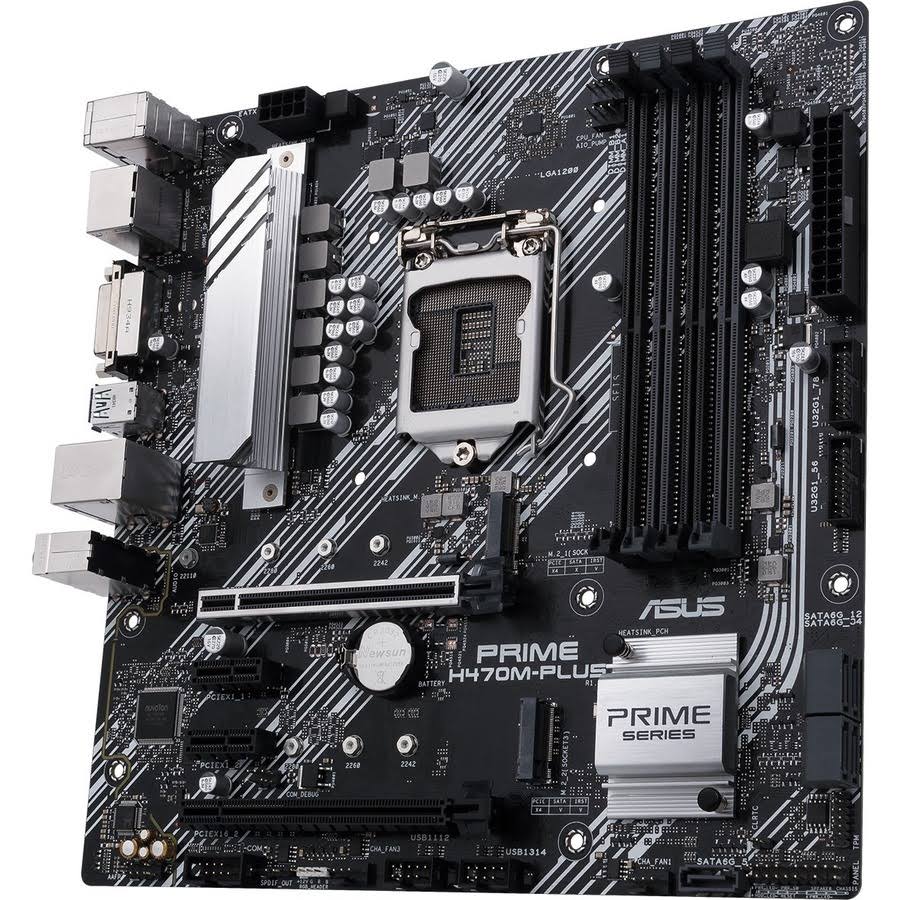 Asus Prime H470M-PLUS/CSM Motherboard