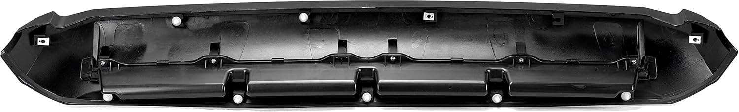 HECASA Hood Scoop Compatible with 2014-2021 Toyota Tundra Replacement for 761800C030 TO1231102 REPT133702 Front Black Upper Grille Bulge Molding Platinum Style