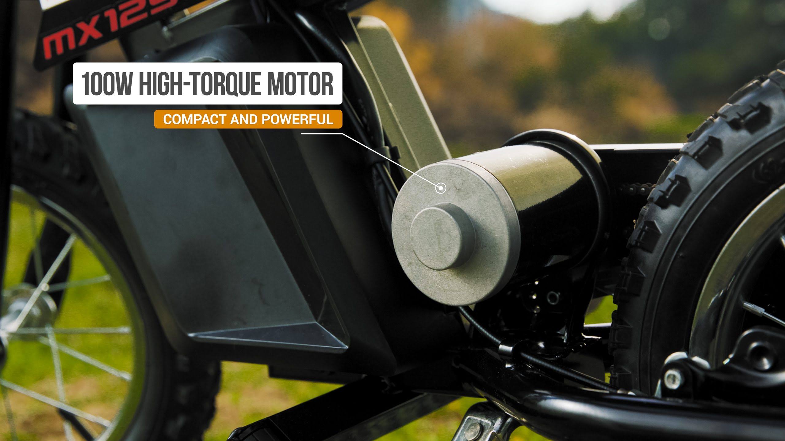 Razor Dirt Rocket MX125 Electric-Powered Ride on Dirt Bike - Ages 7+