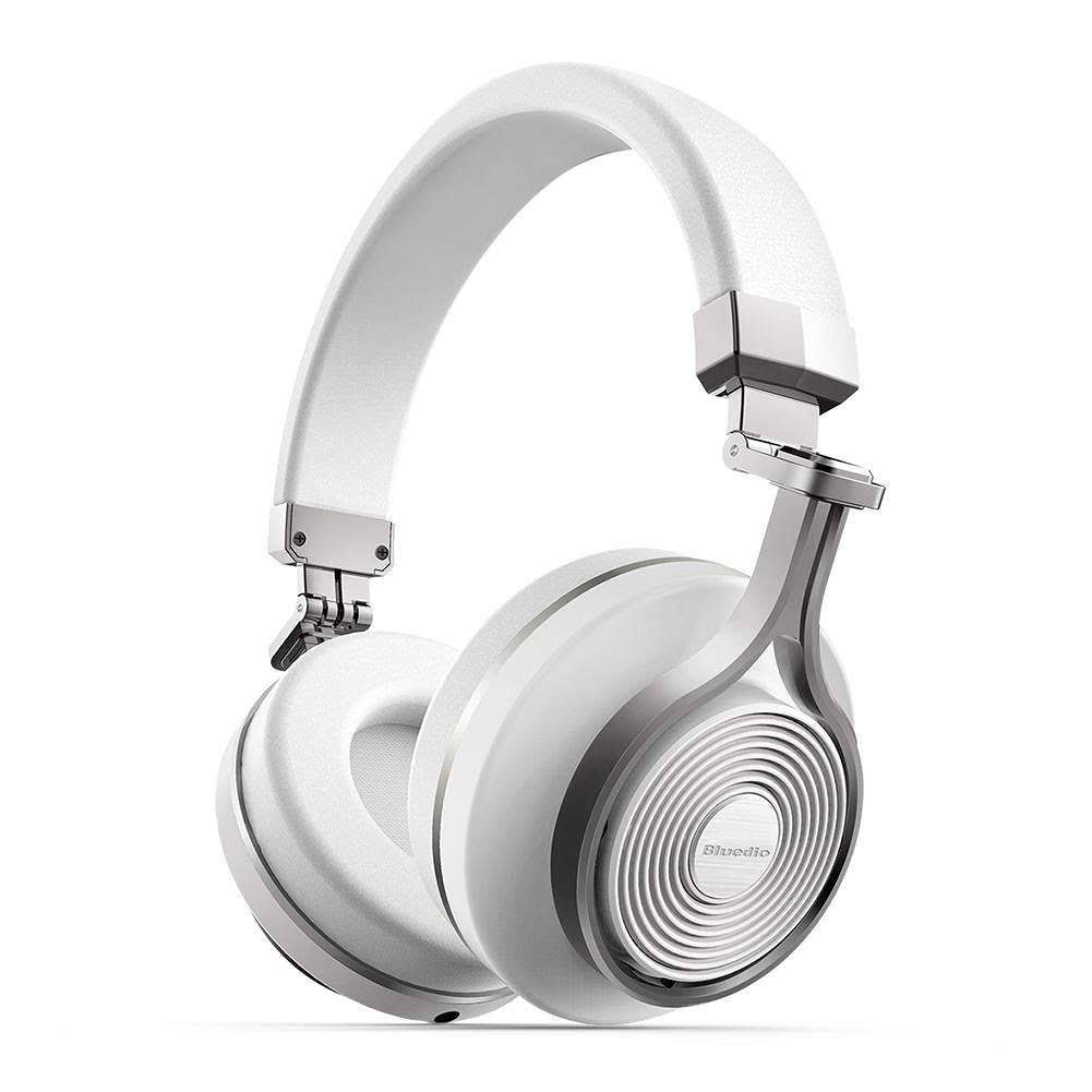 Bluedio T3 Turbine 3rd Bluetooth Headphone Wireless Headset Bluetooth (White)