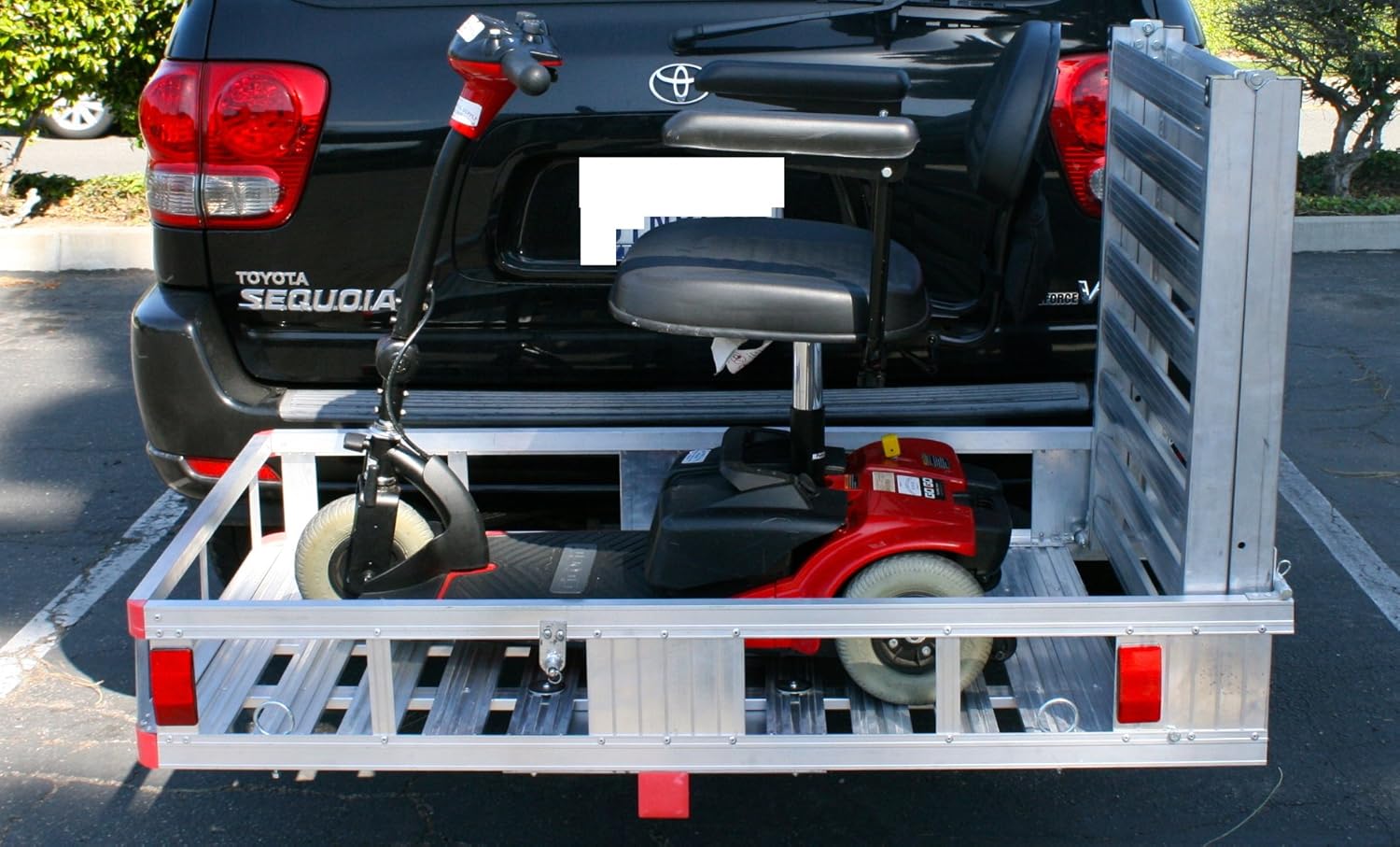 MAXXHAUL 70275 Aluminum Cargo Carrier | With 60 Folding Ramp | 53.5 x 29