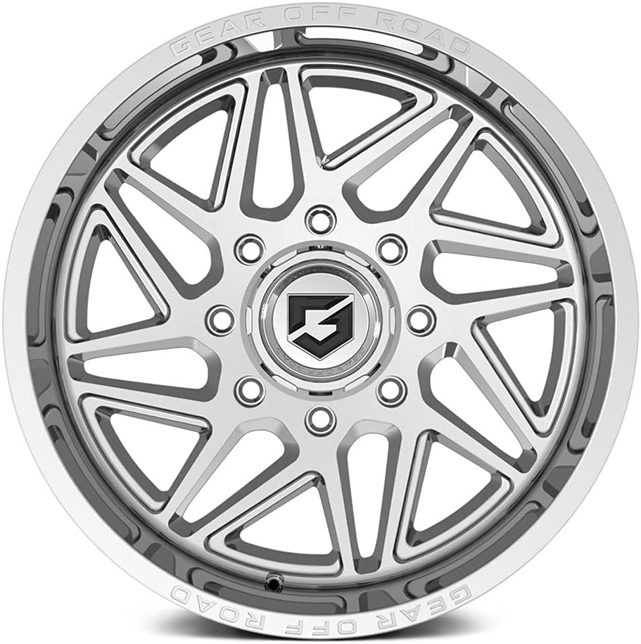 Gear Off Road 761C Ratio 22x10 6x135/6x5.5" -19mm Chrome Wheel Rim 22" Inch