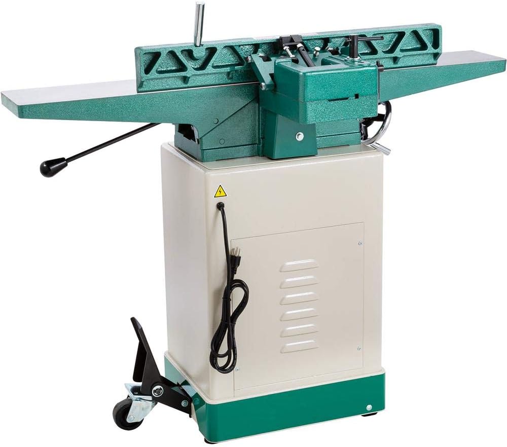 Grizzly Industrial G0814X - 6" Jointer W/Stand & V-Helical Cutterhead