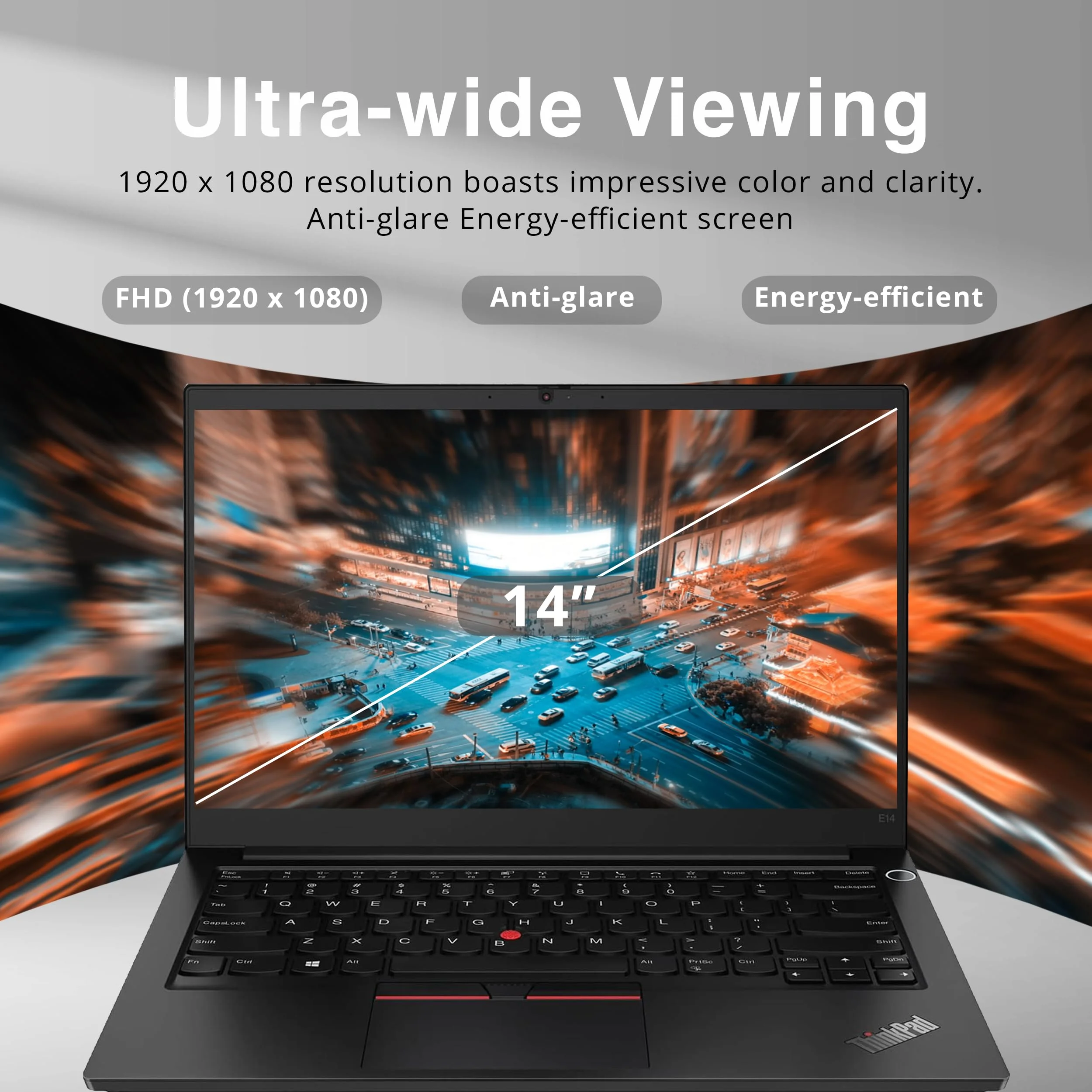LENOVO ThinkPad E14 G3 14" FHD Business Laptop, AMD Ryzen 7 5700U, 16GB RAM, 1TB PCIe SSD, AMD Radeon Graphics, HD Camera, WiFi, HDMI, RJ-45, Win 10 Pro, Black, 32GB Hotface USB Card