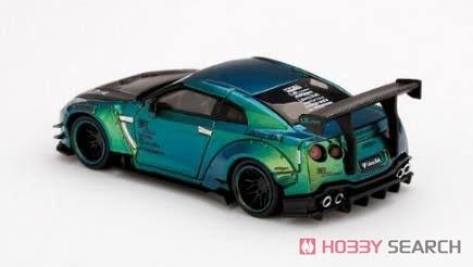 Nissan Skyline GT-R Type 2 Rear Wing Version 3 Tarmac Works Liberty Walk lb Works 1:64 Diecast Model - True Scale Miniatures MGT