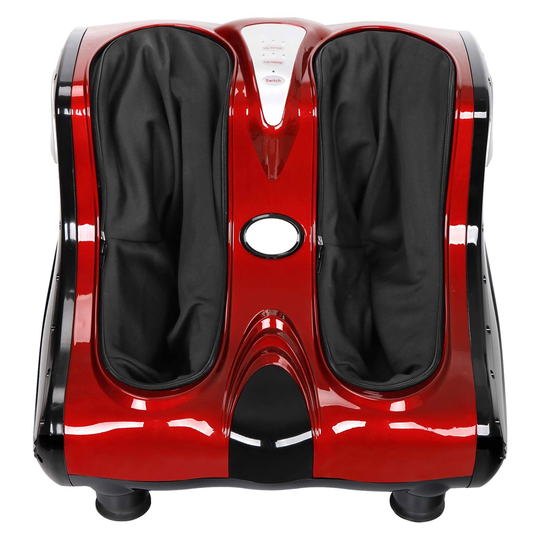 Super Deal Electric Foot Calf Leg Massager Shiatsu Kneading Rolling Massager Relaxation