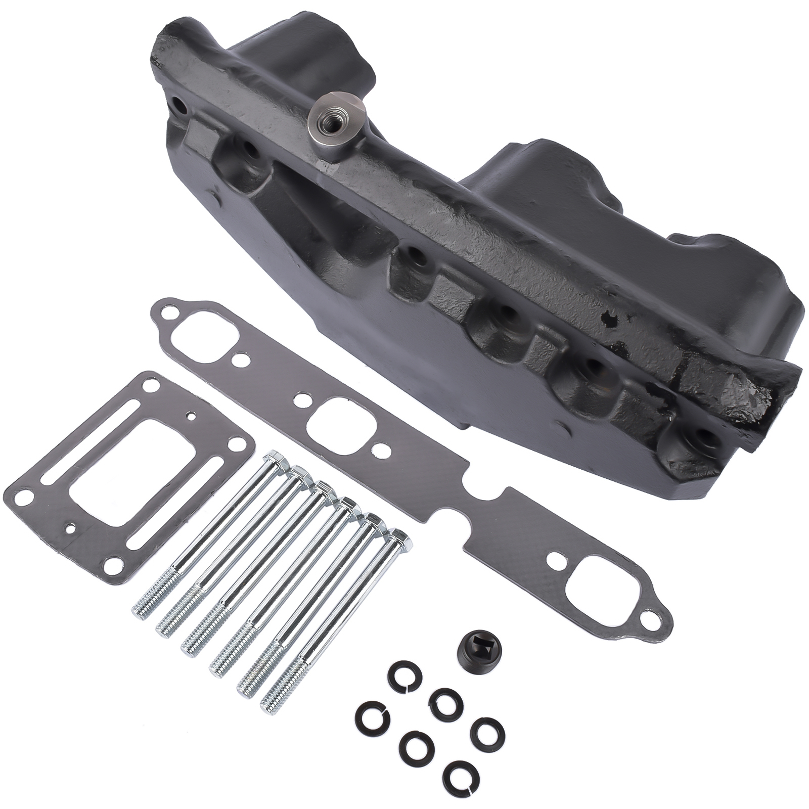 Mustrod For Volvo Penta and OMC V6 4.3L Engines Exhaust Manifold Set with Gaskets 3857656 3852338