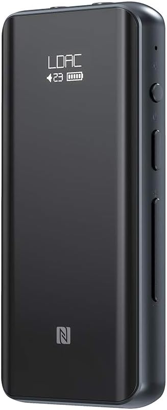 FiiO BTR5-2021 Receiver Bluetooth 5.0 Headphone Amp High Resolution Amplifier 384K/32Bit Native DSD256 USB DAC Supports LDAC/aptX HD CVC 8.0 for Phone/PC/Car/Home Audio (Regular)
