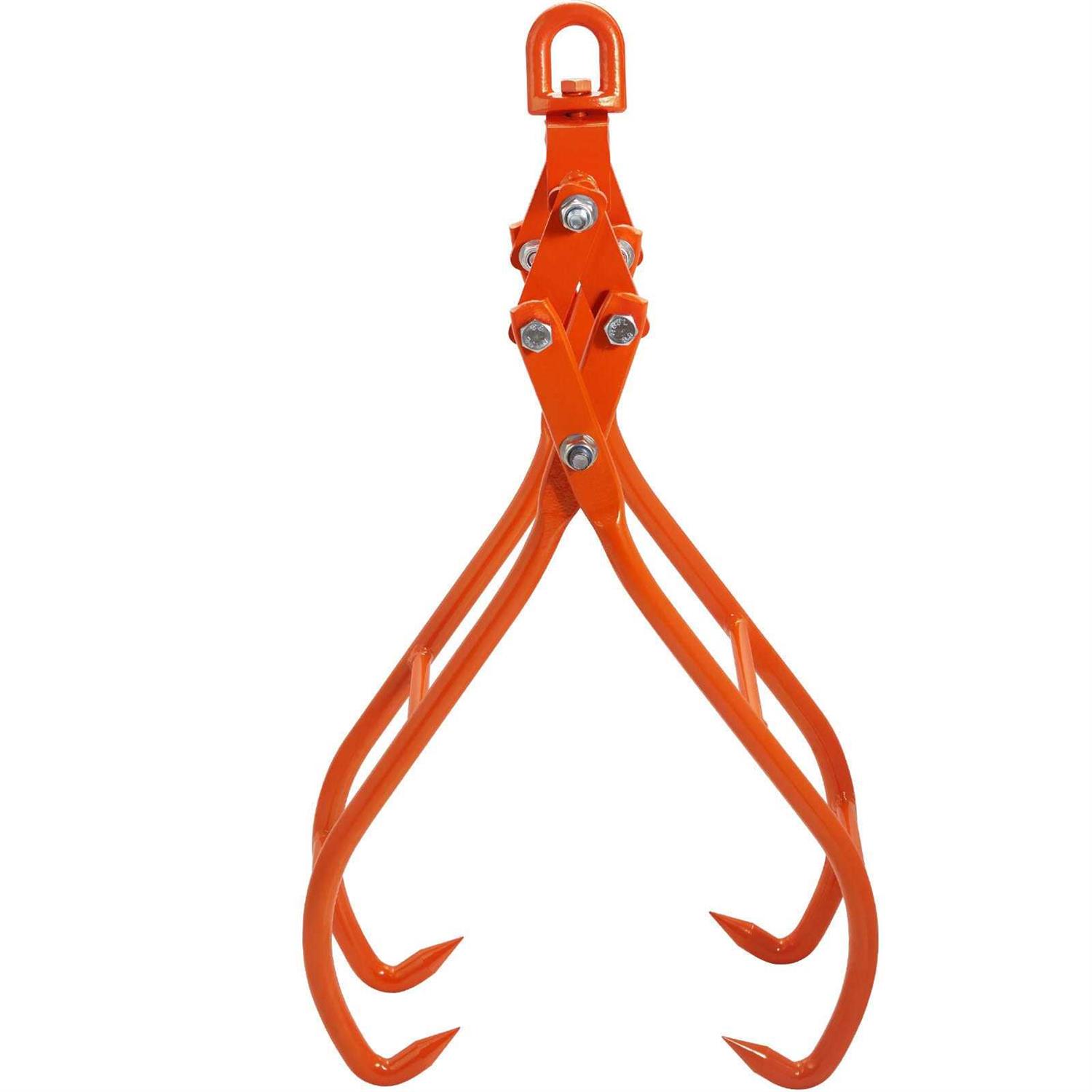 VEVOR Timber Claw Hook 4 Claw Log Grapple for Logging Tongs