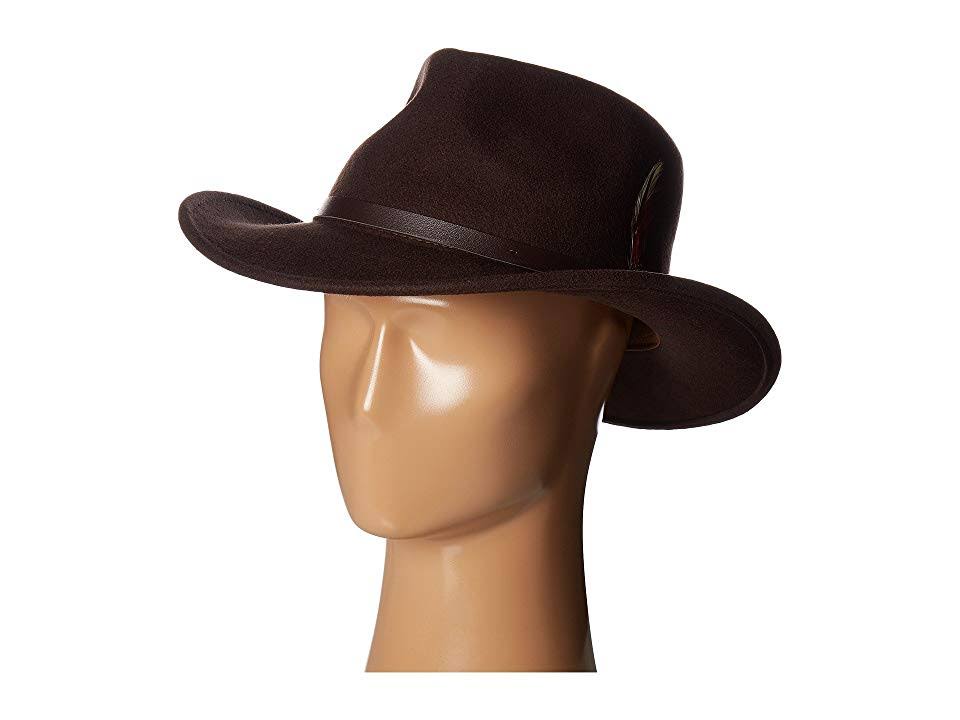 Scala Classico Men&s Crushable Felt Outback Hat