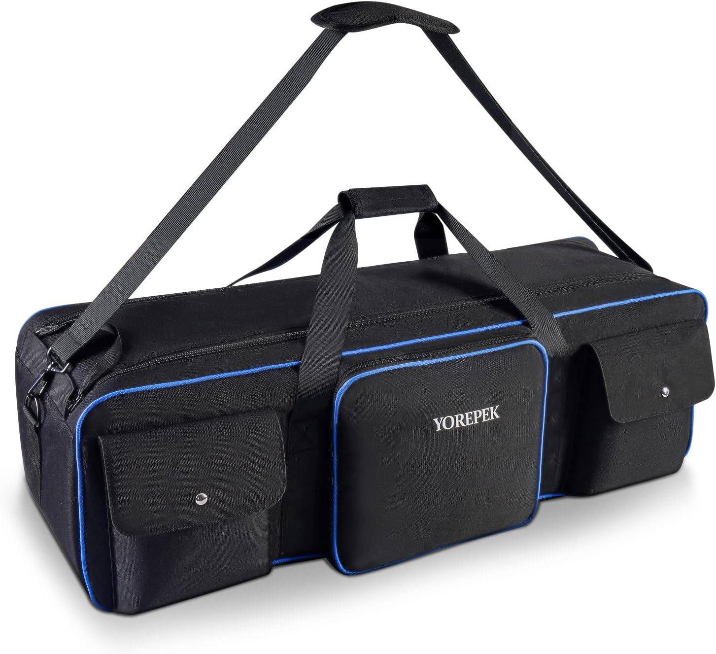 YOREPEK 30.5 Tripod Carrying Case Bag, Light Stand Bag with Strap Removable Padding, Photo Studio Equipment Large Case for Flash Light Stand, Tripods, Monopods, Umbrellas, Boom Stands