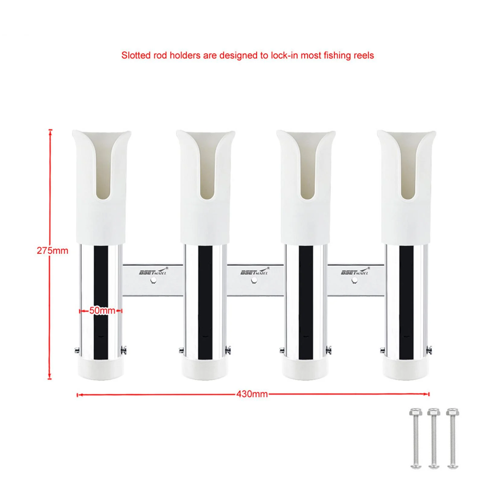 Portable Four Hole Bucket Rod Holder Boat Fishing Rod Rack Holder for Bank Fishing