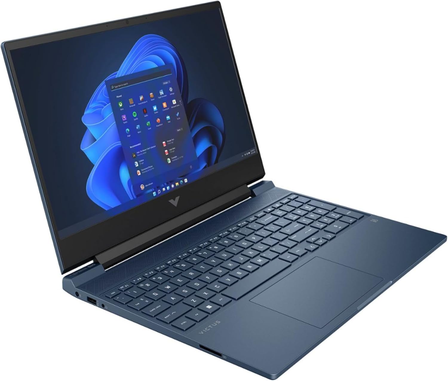 HP Victus 15.6" FHD 144Hz IPS Gaming Laptop - Intel Core i5-13420H - NVIDIA GeForce RTX 3050 - Micro-Edge - Wi-Fi6 - BT 5.3 - Backlit KB - Blue Win11 W/HDMI (16GB RAM |512GB PCIe SSD)