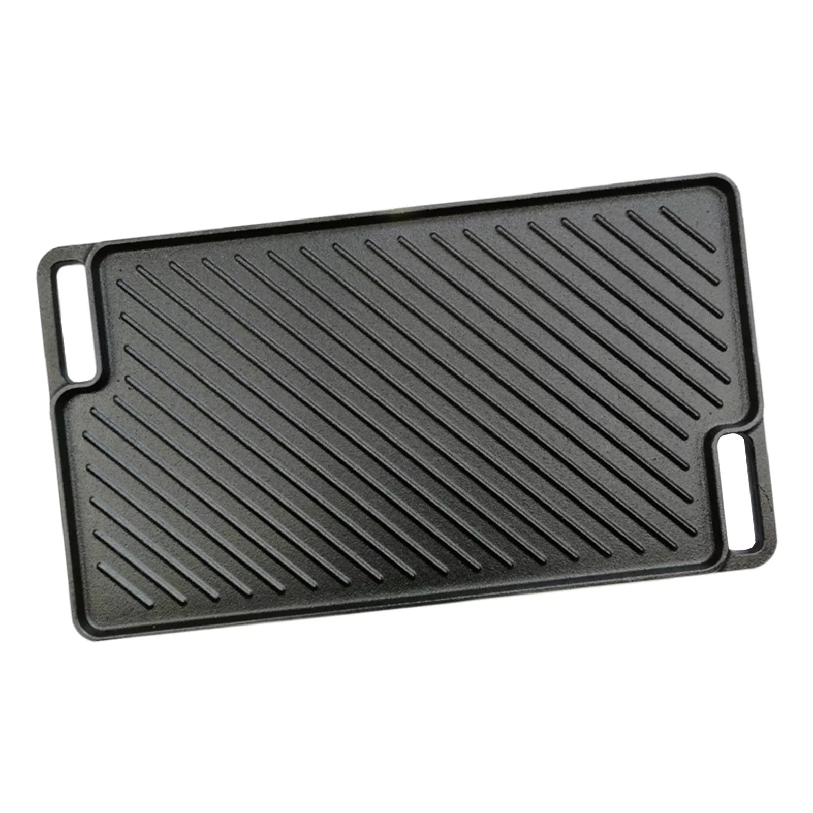 Preseasoned Reversible Griddle Cast Iron Reversible Grill for Stovetop BBQ
