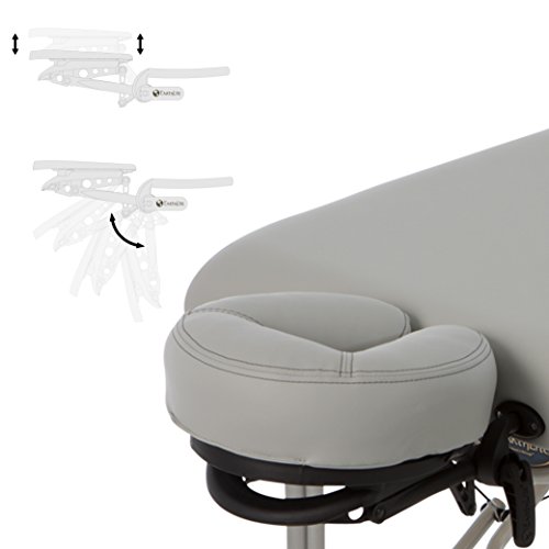 EARTHLITE Portable Massage Table LUNA - Ultra-Lightweight, Patented Aluminum Reiki Frame incl. Flex-Rest Face Cradle & Carry Case (29lb)