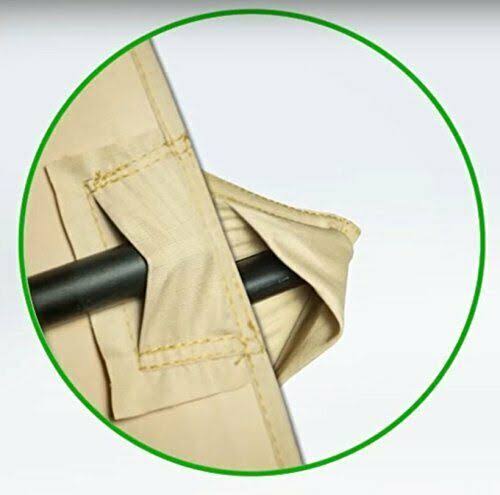 Garden Winds Replacement Canopy for The Hexagon Solar Gazebo (Model GFS00679B) Riplock 350