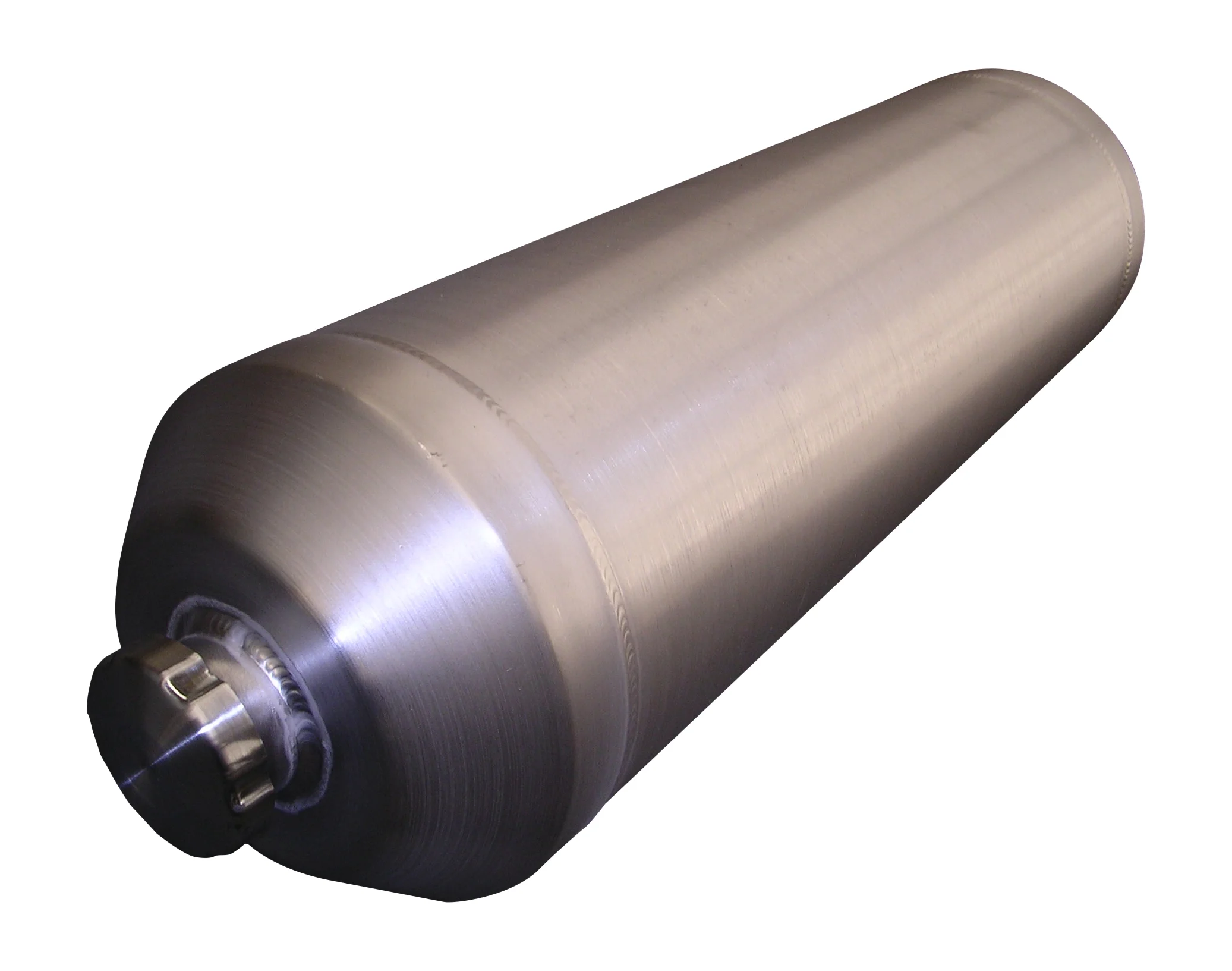10x30 Vertical Spun Aluminum Gas Tank - 10 Gallon - 3/8 NPT