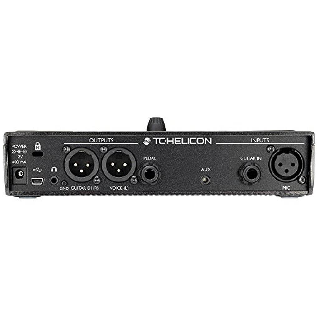 TC-Helicon Play Acoustic Vocal and Acoustic Guitar Effect Processor Pedal and Deluxe Accessory Bundle W/Samson Q6 Mic+ Stereo He