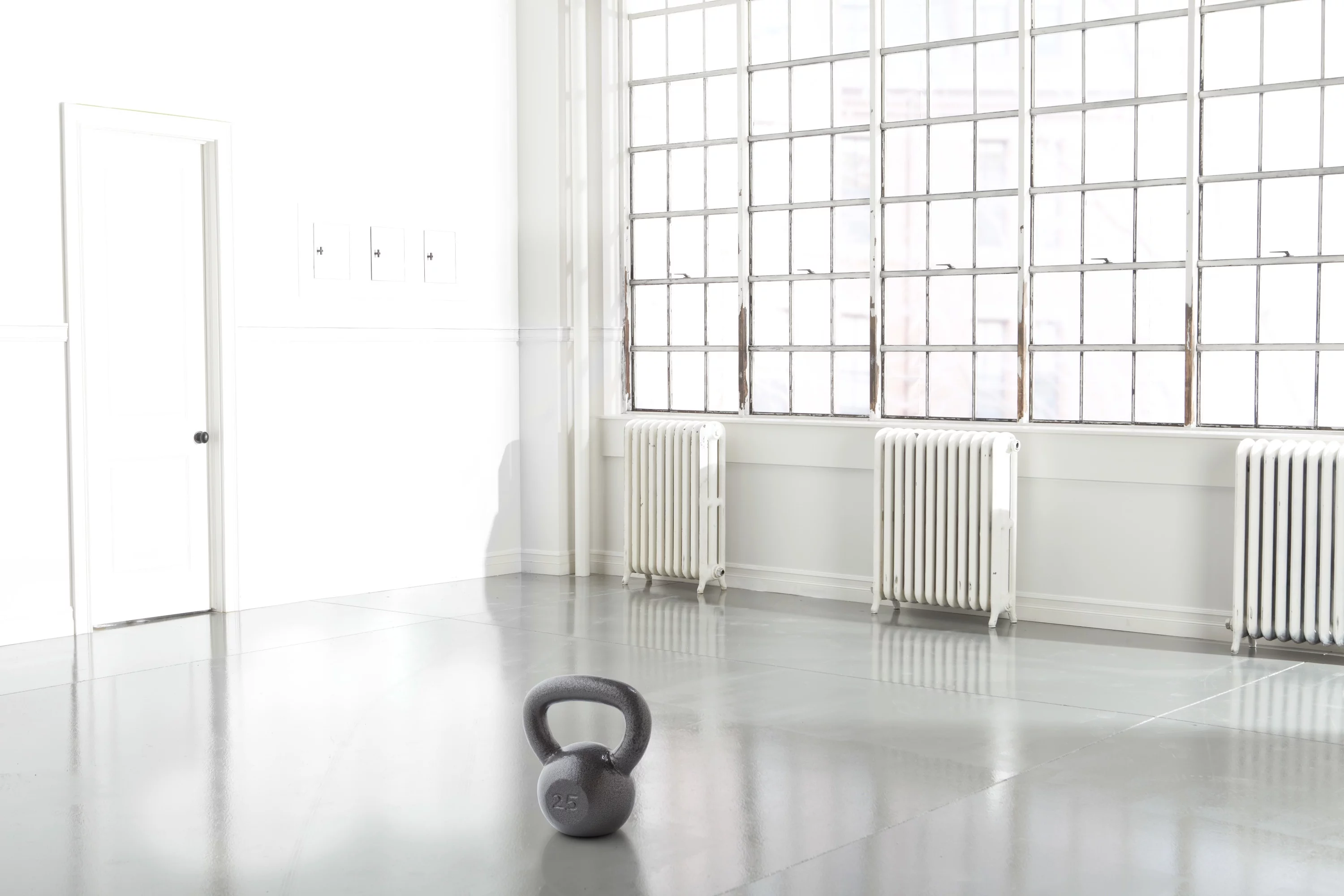 Weider, 30lb Cast Iron Hammertone Finish Kettlebell, Single