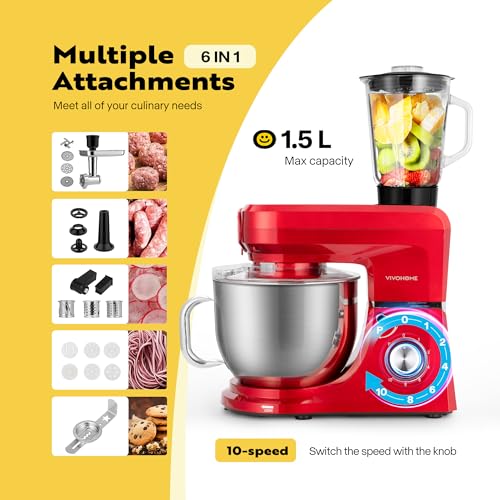 VIVOHOME Multifunctional Stand Mixer