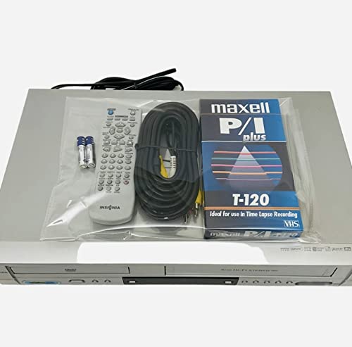 Insignia IS-DVD040924 DVD/VCR Player Combo DVD Video Cassette Recorder 4 Head Hi Fi Stereo