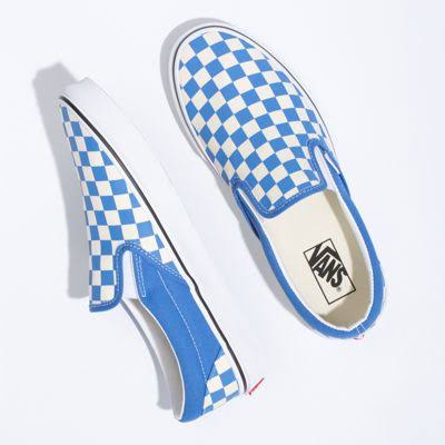 Vans Classic Slip-On Checkerboard &Nebulas Blue& 11