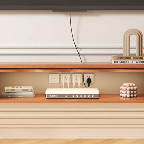 TV stand, Household Floating TV Stand, Wall Mounted Entertainment Center and Cabinet Shelf, TV Console with Storage, Media Console for DVD Player, Space-Saving Under TV Shelf for Bedroom, Living Room